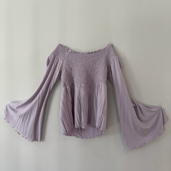 American Eagle Outfitters Tops - Purple Small off the shoulder American Eagle blouse